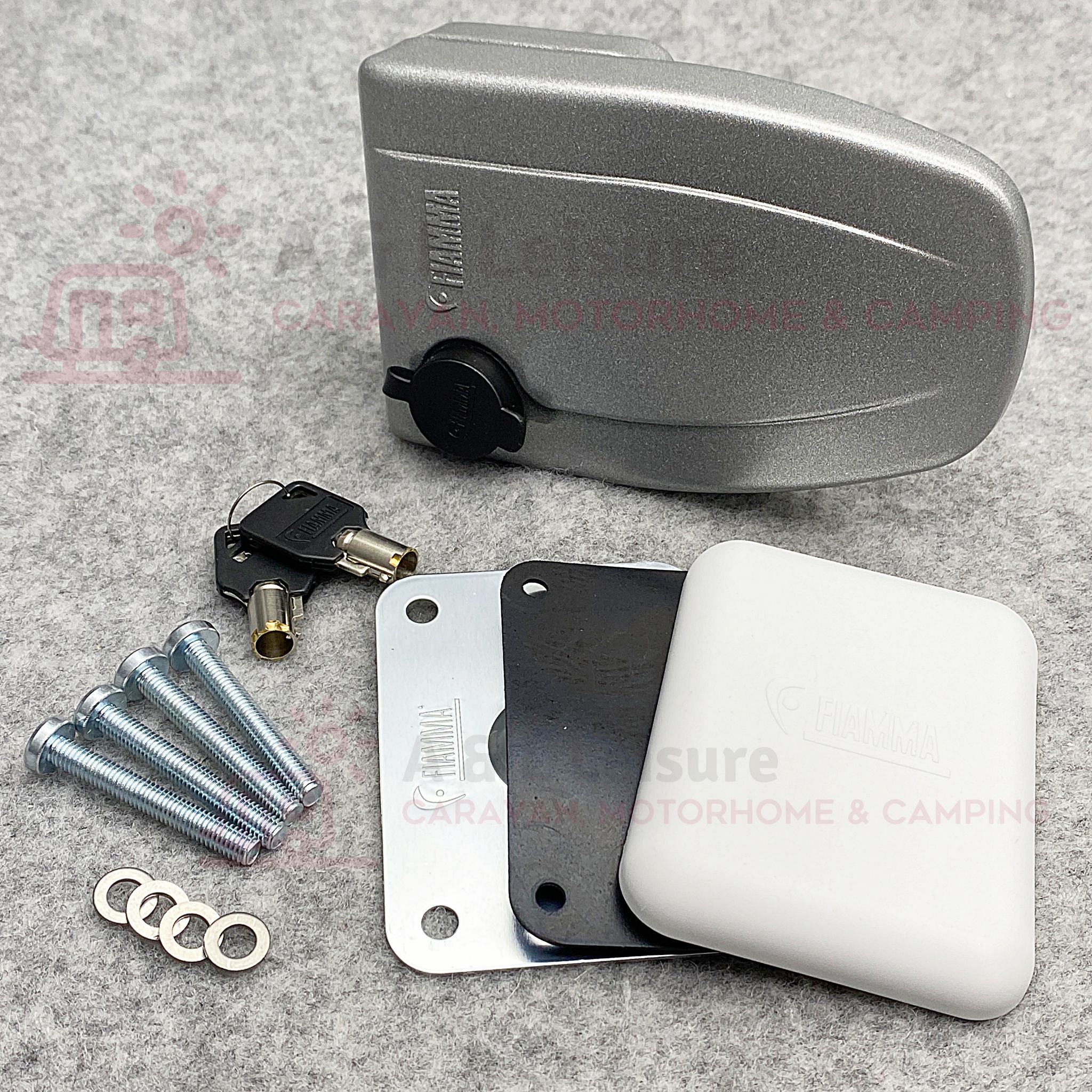 Fiamma Safe Door Security Lock - Grey